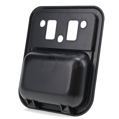 Black metal door cup for classic Ford Bronco, side view