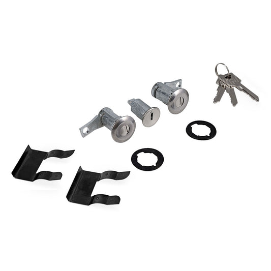 3-Piece Door Lock & Ignition Set with Keys, 1968-77 Ford Bronco
