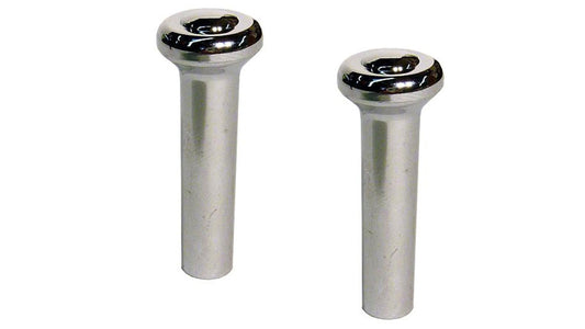 Door Lock Knobs - Chrome, Pair