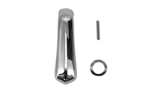 Chrome window handle with vent lever for classic Ford Bronco, side view