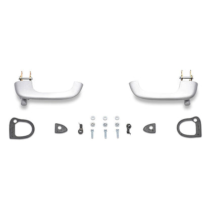 OE Quality Outer Door Handles Satin Finish Pair, 1966-77 Ford Bronco