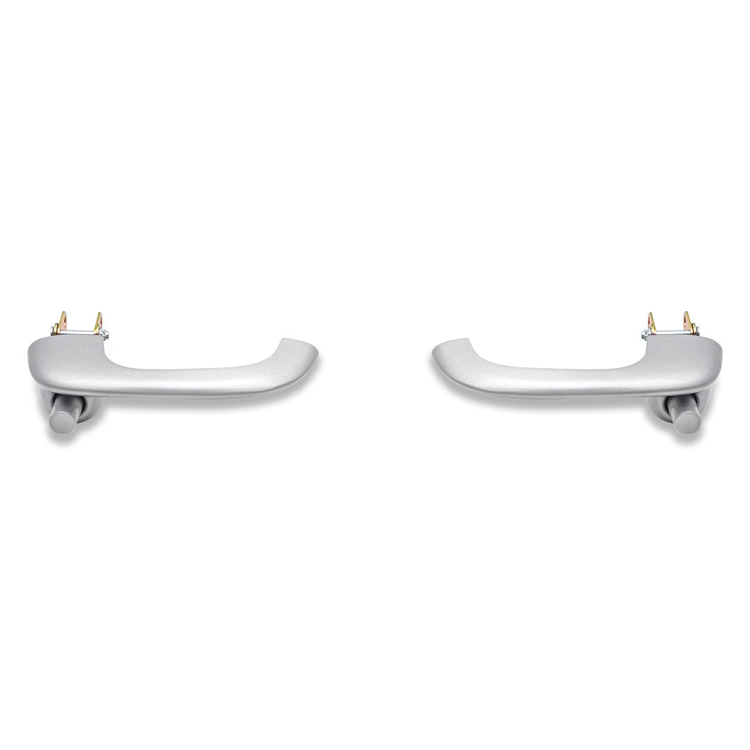 OE Quality Outer Door Handles Satin Finish Pair, 1966-77 Ford Bronco