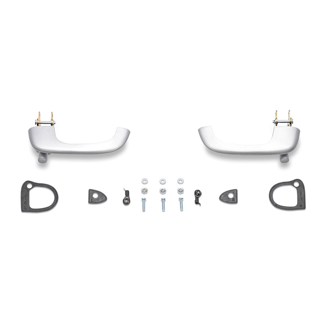 OE Quality Outer Door Handles Satin Finish Pair, 1966-77 Ford Bronco