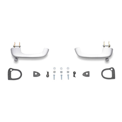 OE Quality Outer Door Handles Satin Finish Pair, 1966-77 Ford Bronco