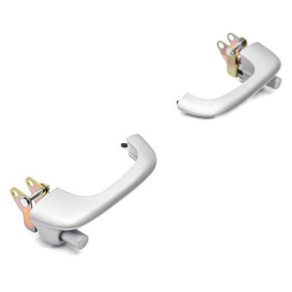 OE Quality Outer Door Handles Satin Finish Pair, 1966-77 Ford Bronco