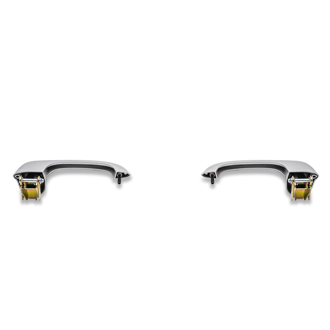 OE Quality Outer Door Handles Satin Finish Pair, 1966-77 Ford Bronco
