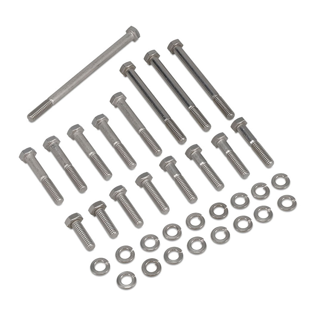 Stainless Steel Water Pump and Timing Cover Bolt Kit, 1966-77 Ford Bronco
