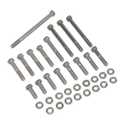 Stainless Steel Water Pump and Timing Cover Bolt Kit, 1966-77 Ford Bronco