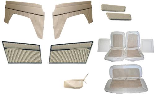 Vinyl Interior Trim Kit, Parchment, 1968-76 Ford Bronco