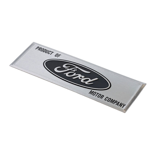 Black Ford Sticker Emblem for Inner Rocker, 1966-77 Ford Bronco