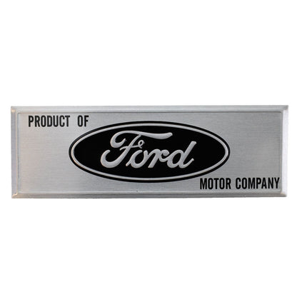Black Ford Sticker Emblem for Inner Rocker, 1966-77 Ford Bronco
