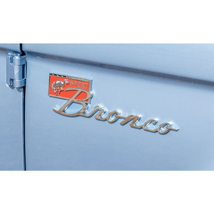 Chrome Bronco Sport Fender Emblem