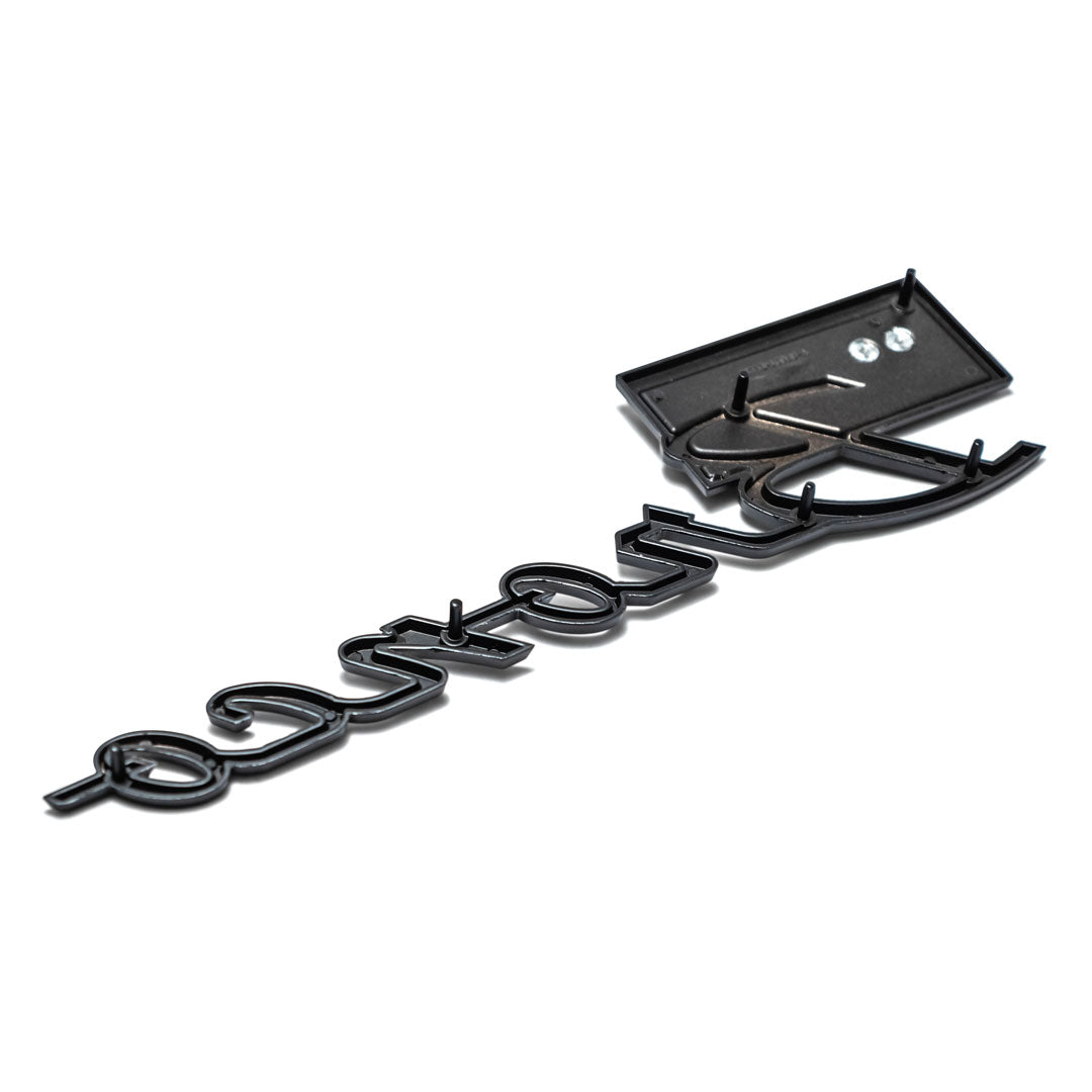 Black Satin Bronco Sport Fender Emblem, 1966-77 Ford Bronco