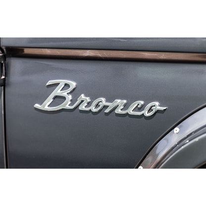 Bronco Script Fender Emblem, 1966-77 Ford Bronco