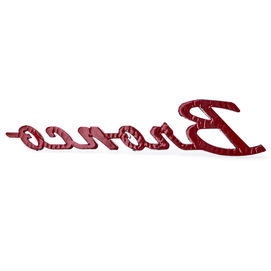 Bronco Script & Horse Emblem Set, Chrome, Adhesive-Backed