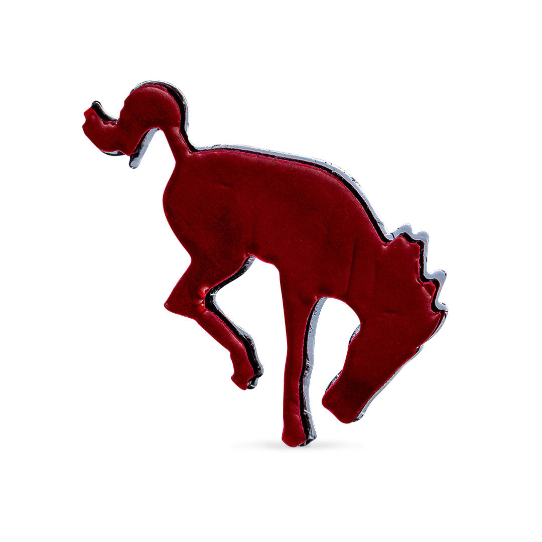 Bronco Script & Horse Emblem Set, Chrome, Adhesive-Backed