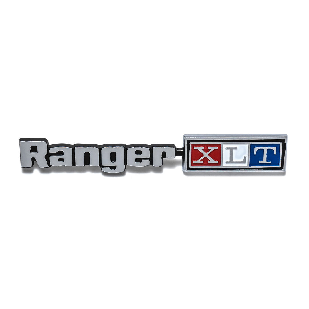 RANGER XLT Glove Box Door Emblem, 73-76 Ford Truck