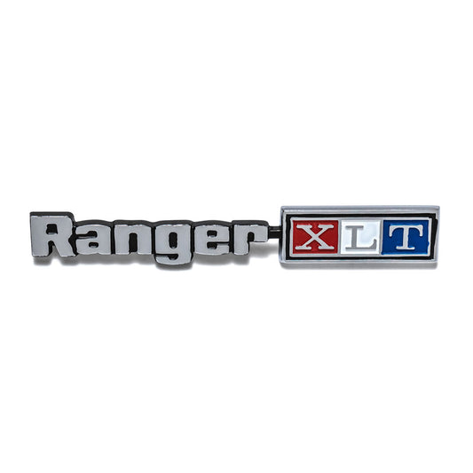 RANGER XLT Glove Box Door Emblem, 73-76 Ford Truck