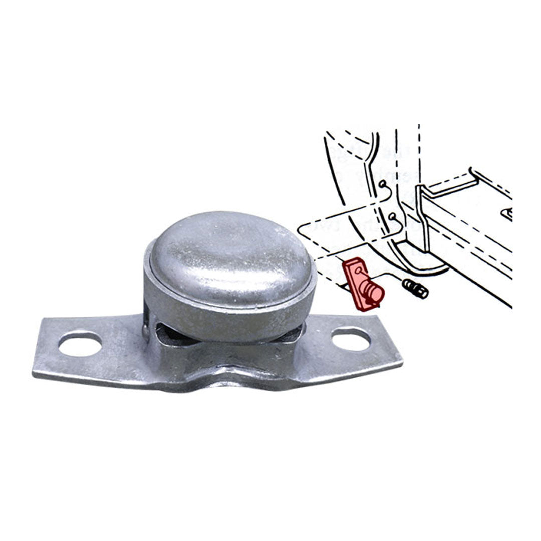 Tailgate Pivot Hinge, Zinc Coated Steel