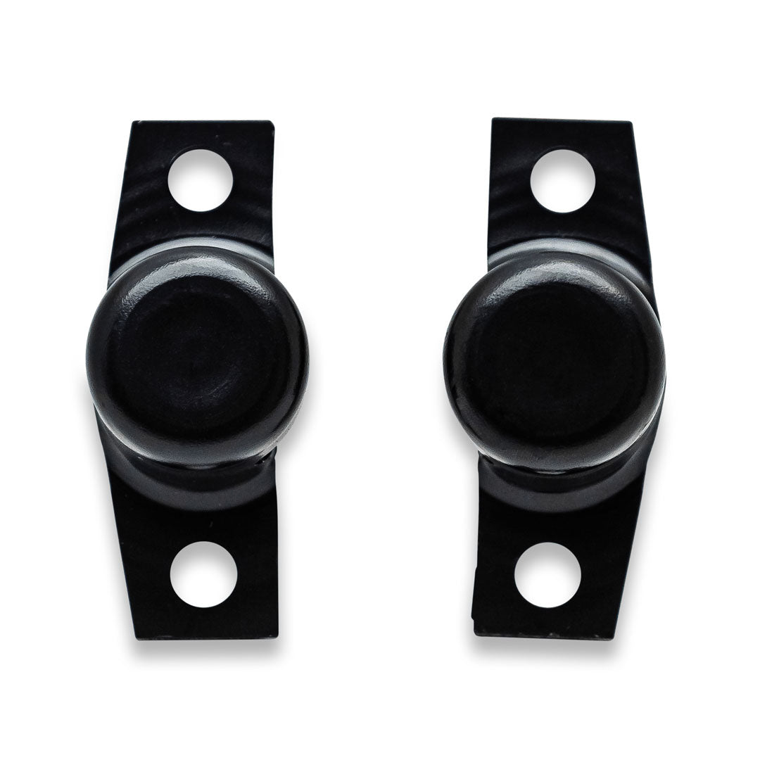 Black Tailgate Pivot Hinges (Pair), 1966-77 Ford Bronco