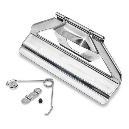 Stainless Steel License Plate Bracket Assembly w/Retainer & Spring