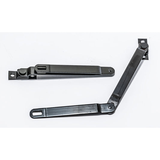 Black Stock Style Tailgate Supports, Pair