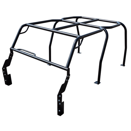 Chrome interior bar with plate style and 6-point design, front view