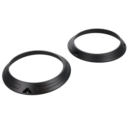 Billet Headlight Ring Bezels, Silver or Black Anodized, 1966-77 Ford Bronco