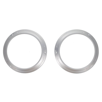 Billet Headlight Ring Bezels, Silver or Black Anodized, 1966-77 Ford Bronco