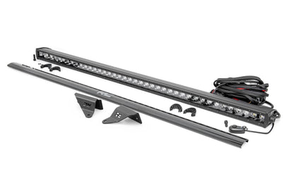 40" LED Light Kit, Upper Windshield, Black Single Row, 2021+ Ford Bronco