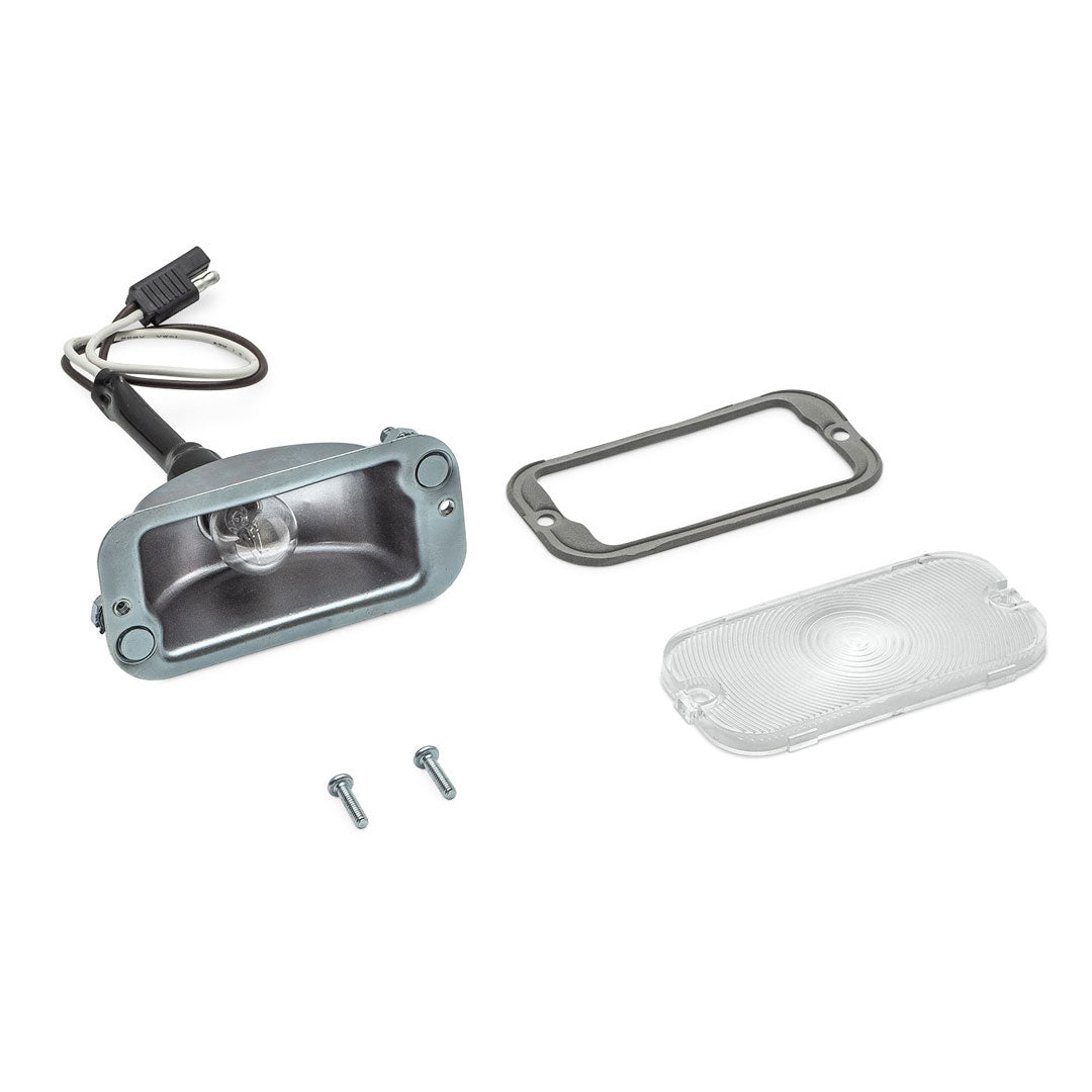 Turn Signal Bucket Assembly w/Clear Lens, 1966-68 Ford Bronco