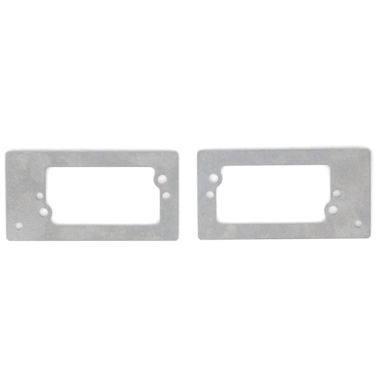 Pair of chrome turn signal adapters for classic Ford Bronco, side view