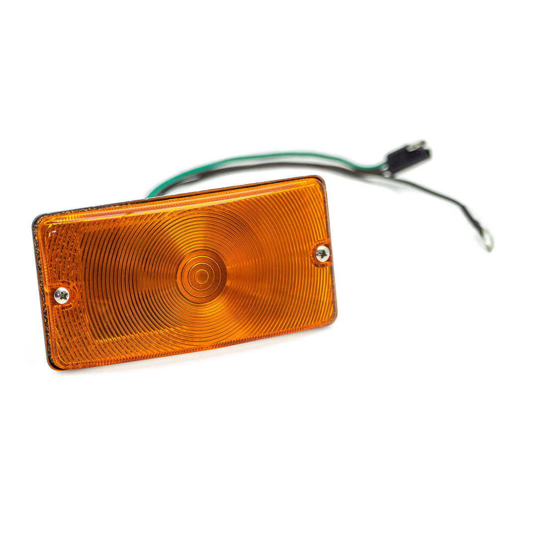 Turn Signal Bucket Assembly w/Amber Lens, 1969-77 Ford Bronco