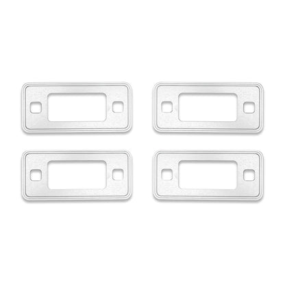 Silver Billet Marker Light Bezels, 1966-77 Ford Bronco