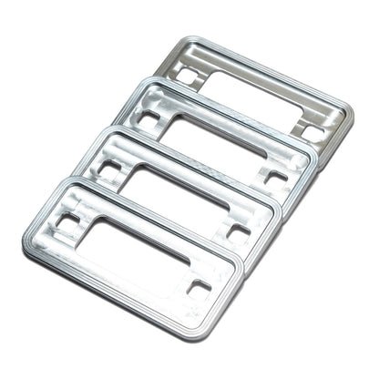 Silver Billet Marker Light Bezels, 1966-77 Ford Bronco