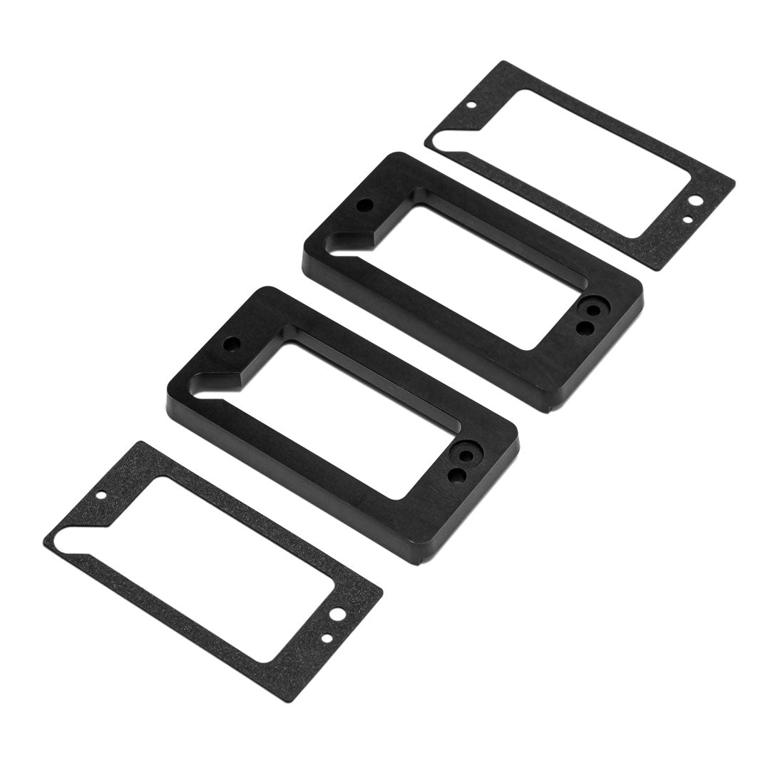 Black Billet Aluminum Turn Signal Pads, 1969-77 Ford Bronco