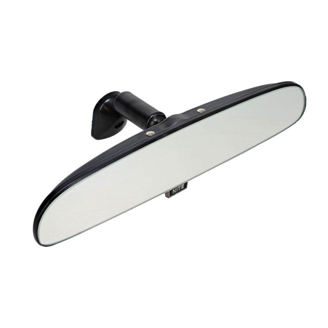 Rear View Mirror, BLACK w/Silver - Day/Night