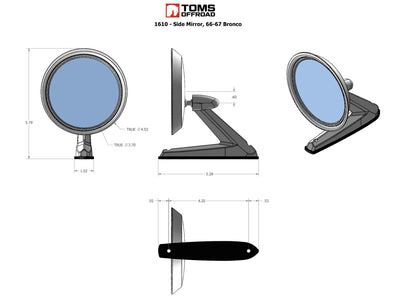Chrome Side Mirror