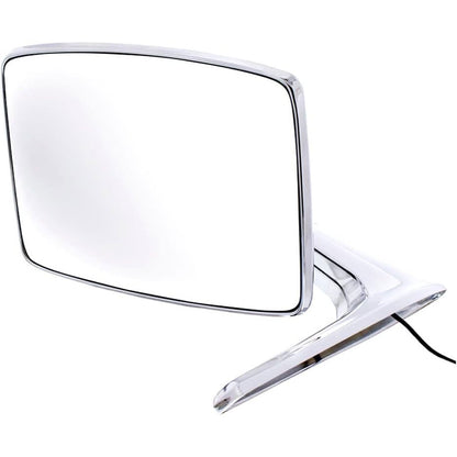 Driver Chrome Side Mirror w/LED Signal, 1968-77 Ford Bronco