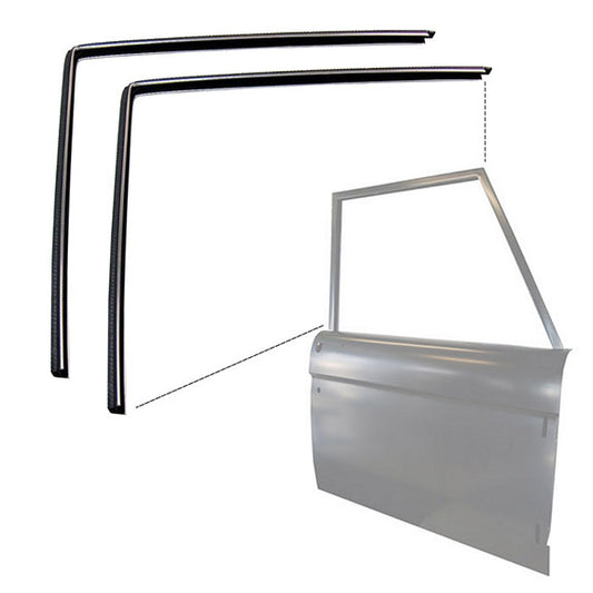 Top Door Felt Channels, 66-77 Ford Bronco