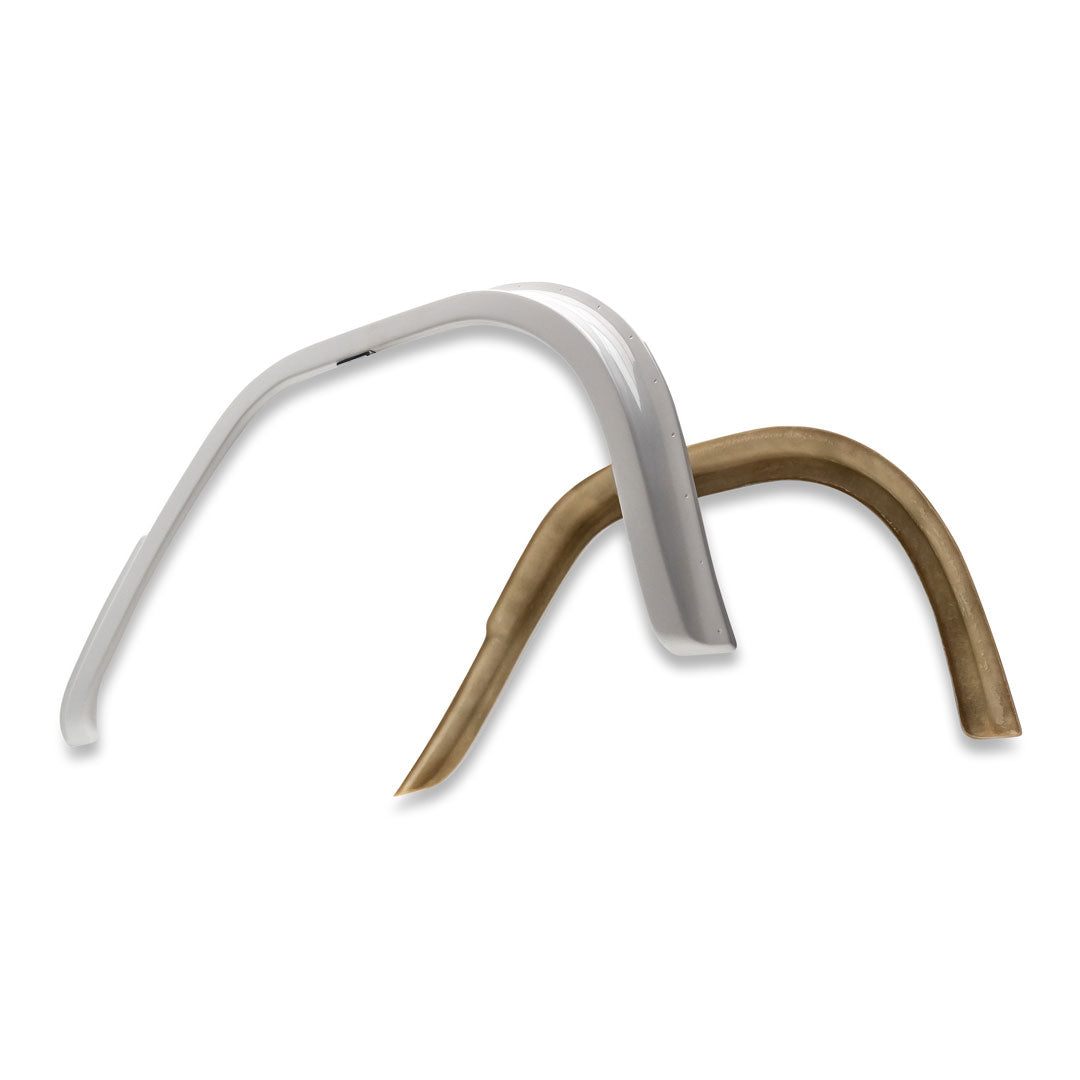 Fiberglass Rear Fender Flares w/Rivets & Welting, 1966-77 Ford Bronco