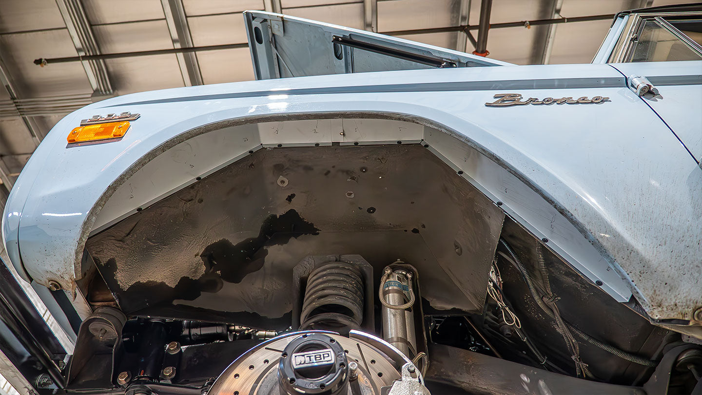 Fender Liners Set, Removable, 1966-77 Ford Bronco