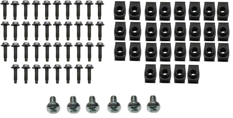 Fender/Grill Clip and Bolt Kit (COMPLETE KIT, 2 FENDERS) 