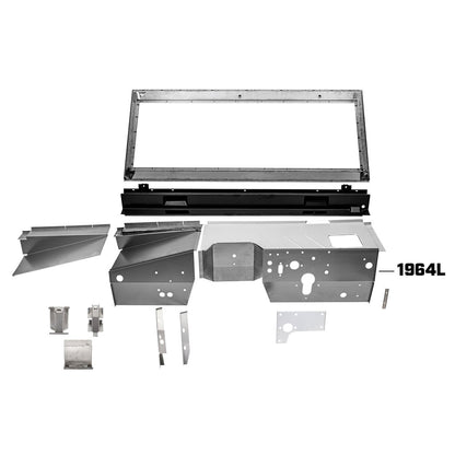 Upper Firewall Panel, Driver Side Vertical