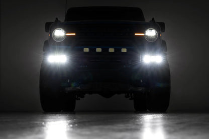 Triple LED Fog Light Kit, Spot/Flood, 2021+ Ford Bronco