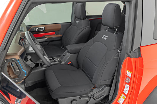 Seat Cover Kit – Front & Rear, 2 Door 21-24 Bronco