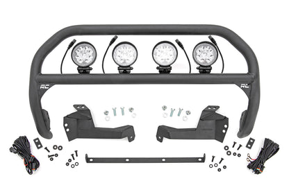 Nudge Bar w/Quad 4” Round LED - 21-24 Bronco Sport