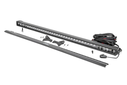 Roof Rack LED Light Kit - 40â€ Black Single Row, 2021+ Ford Bronco Sport