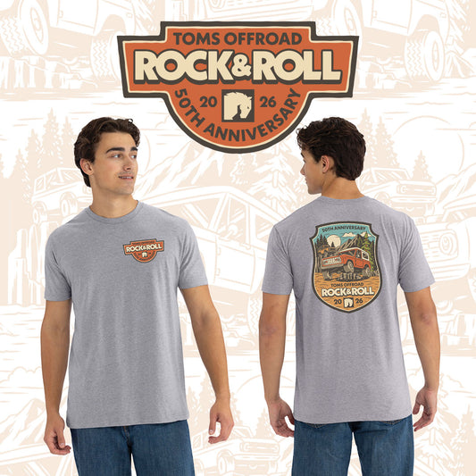 TOMS OFFROAD Rock and Roll 2026 event shirt