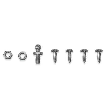 Deluxe Steel Hood Prop Kit w/ Stiffening Braces, 1966-77 Ford Bronco